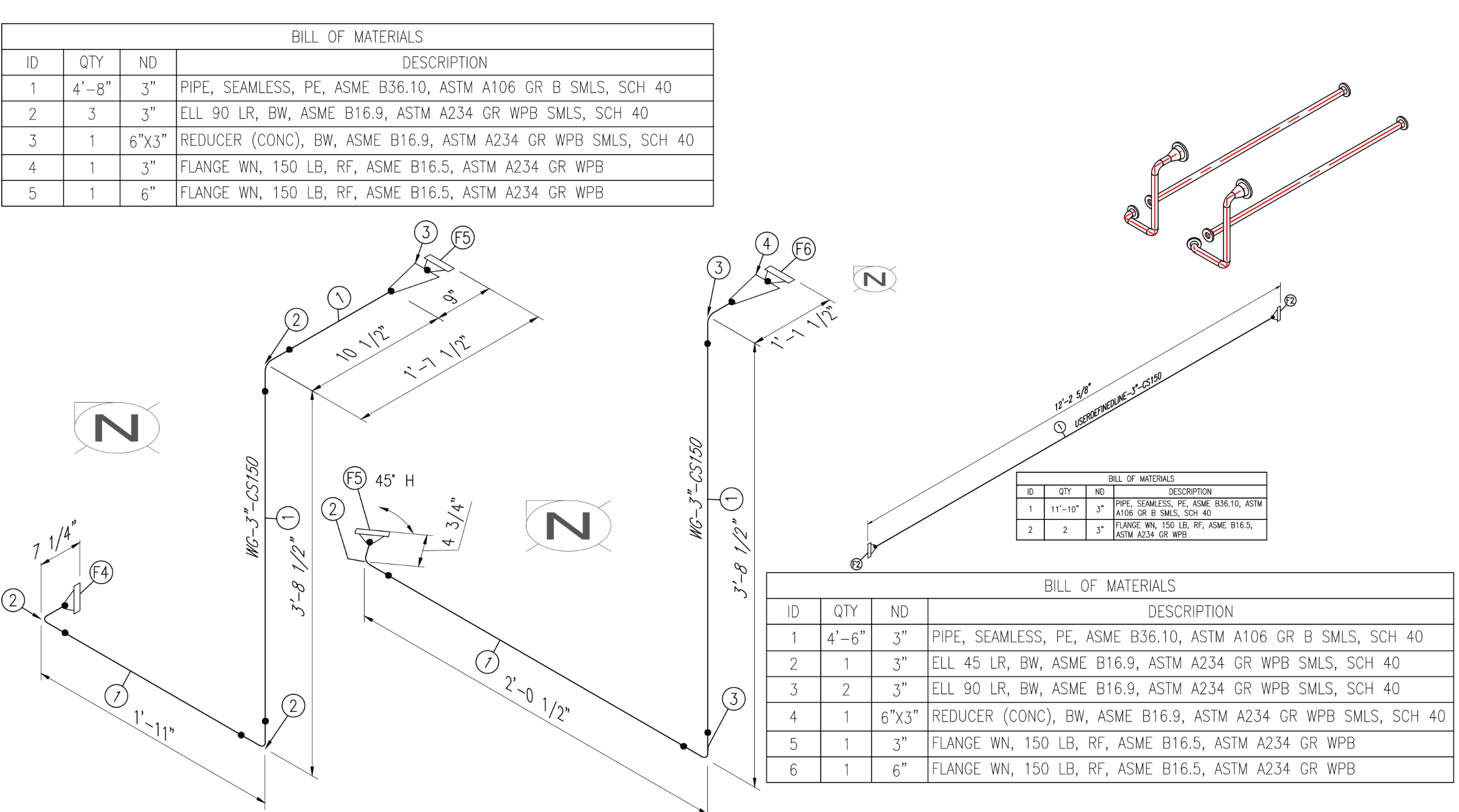 Technical documentation: Advanced Fabrication Isometrics (0)