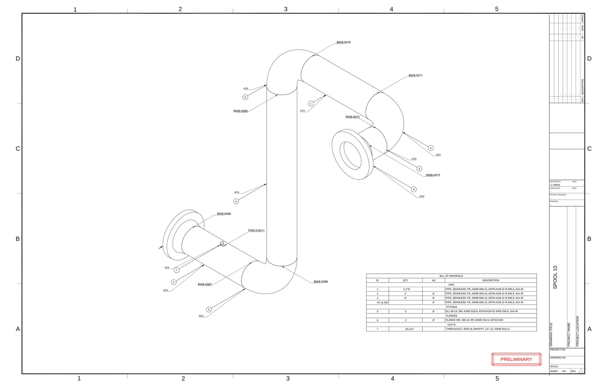 Isometric Weld Map Example